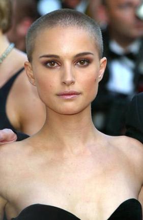 natalie portman without hair