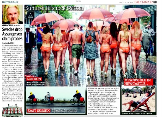 EIMEAR COGHLAN MIRROR UK TANORGANIC SAFE TANNING